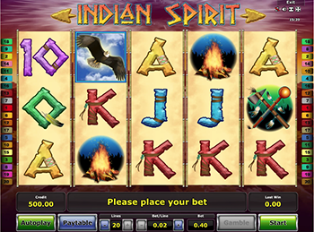 игровой автомат индиан спирит играть бесплатно